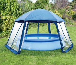 Zwembad spa overkapping