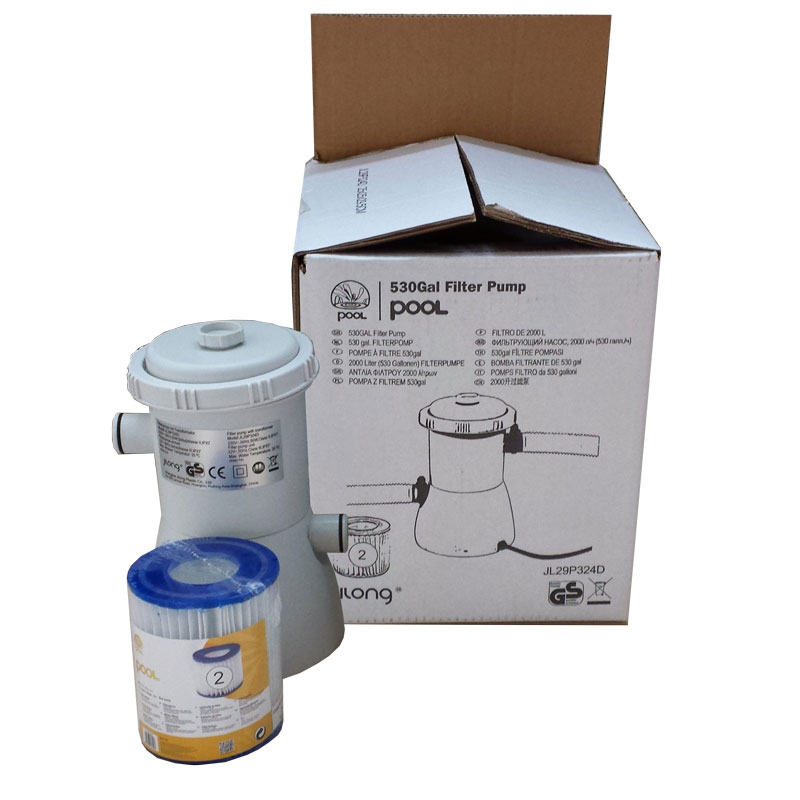 Filterpomp Jilong vanaf 2014 nieuwe type 2,0 m3/u Filterpomp Jilong vanaf 2014 nieuwe type 2,0 m3/u